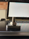 Rowing Foot plate rail screw