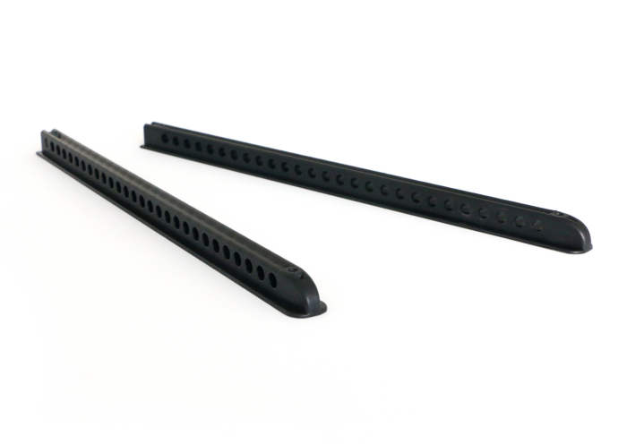 Footrest support rails - surfski